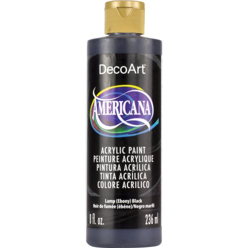 Lamp (Ebony) Black 8oz Americana
