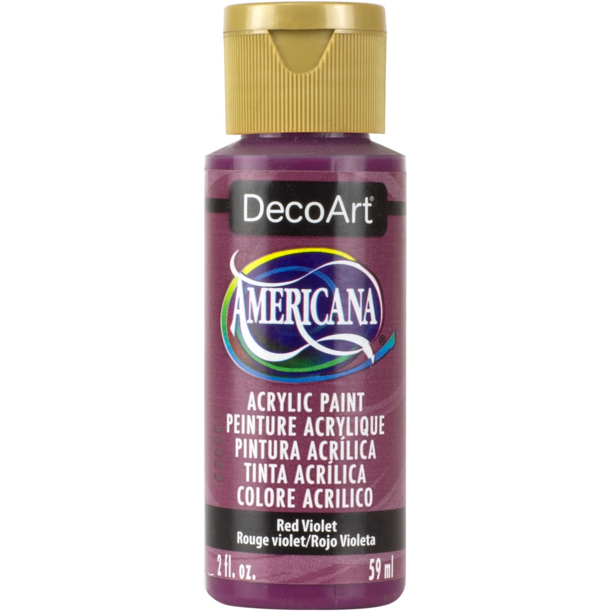 DecoArt Americana acrylic 2oz bottle in Red Violet