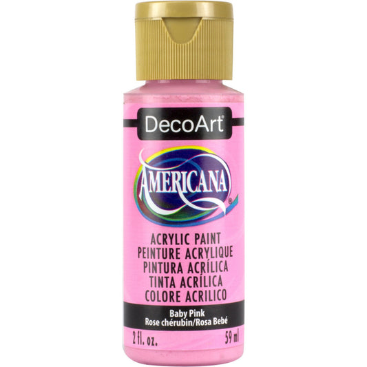 DecoArt Americana acrylic in Baby Pink - perfect for Folk Art painting 