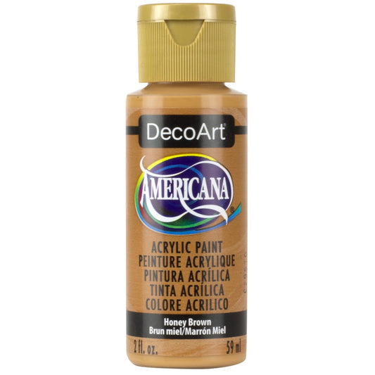 DecoArt Americana acrylic, Honey Brown, folk art paint, painting