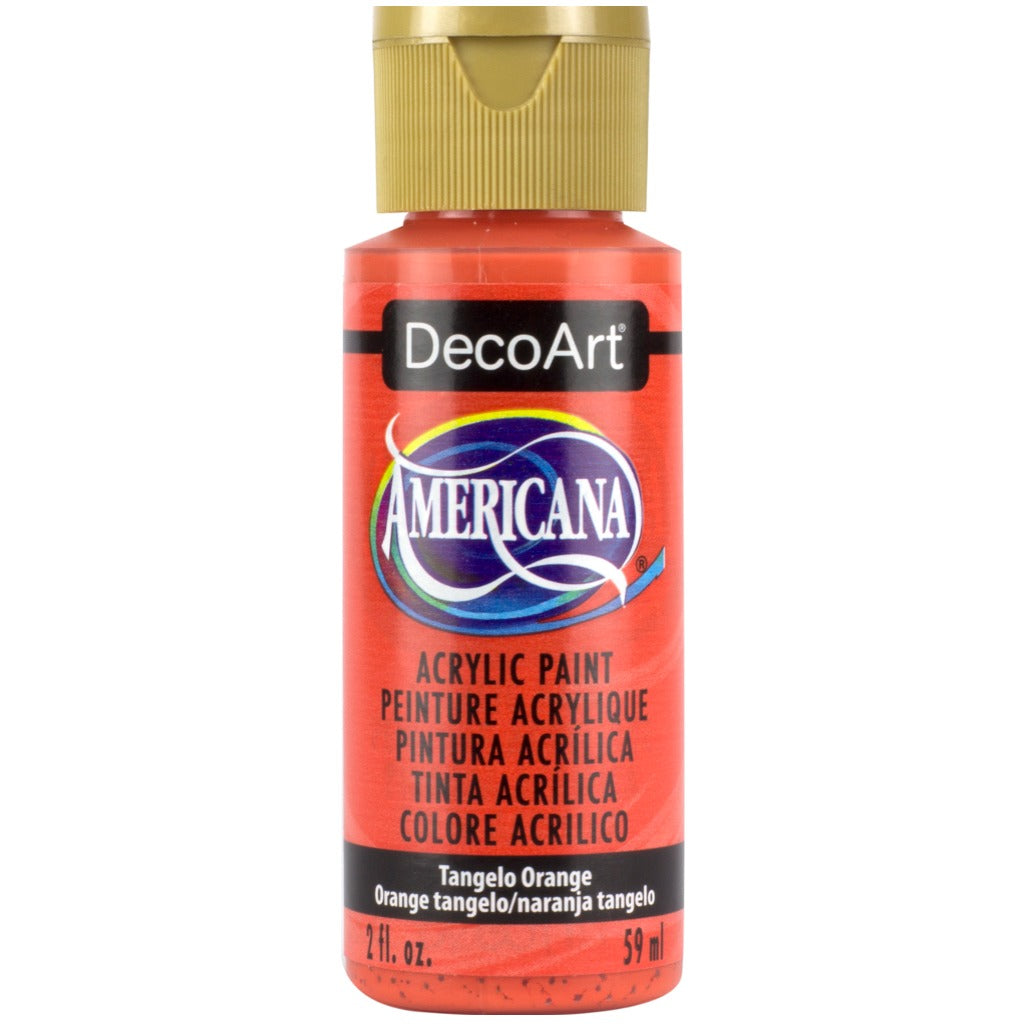 DecoArt Americana acrylic, Tangelo Orange, folk art paint, painting