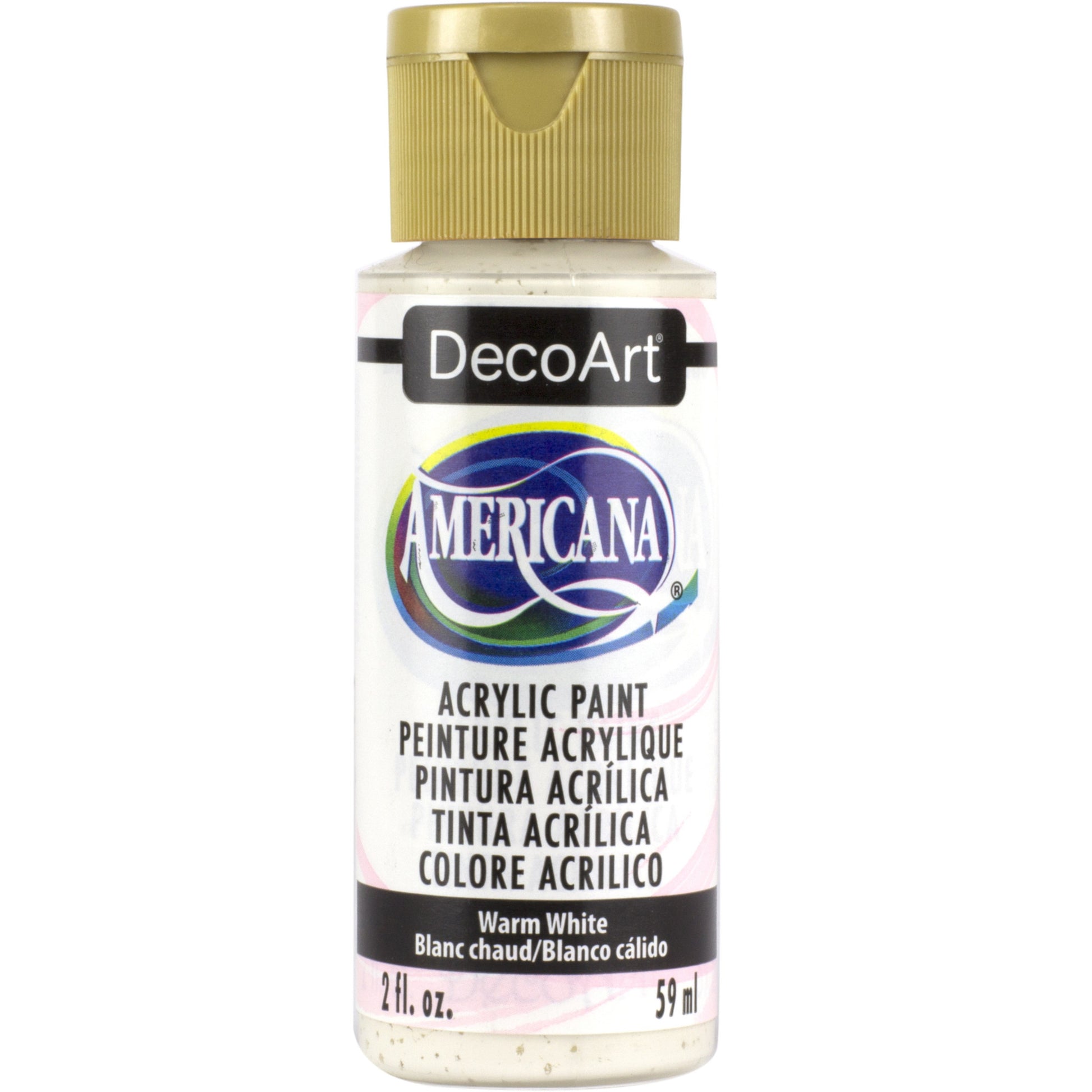 DecoArt American acrylic in Warm White - perfect for Folk Art painting 