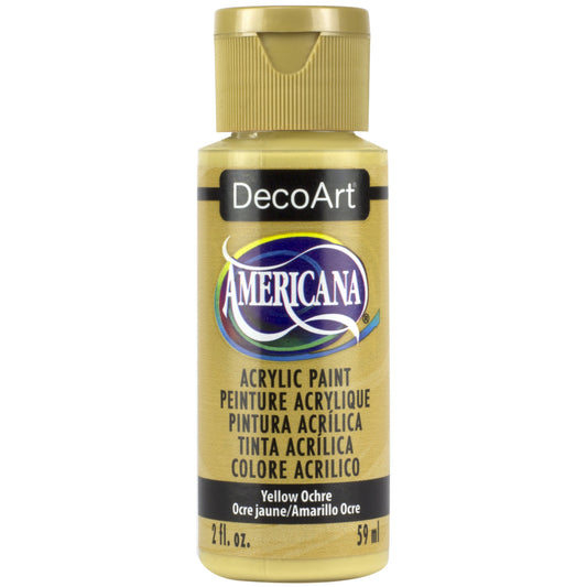 DecoArt Americana acrylic in Yellow Ochre