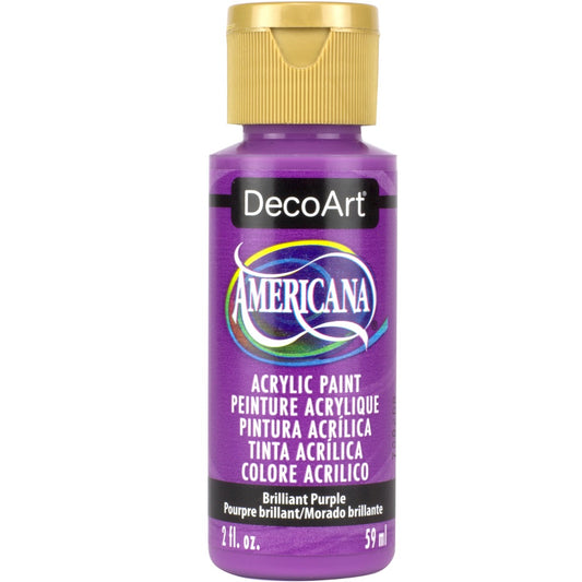 DecoArt Americana acrylic in Brilliant Purple - perfect for Folk Art painting 