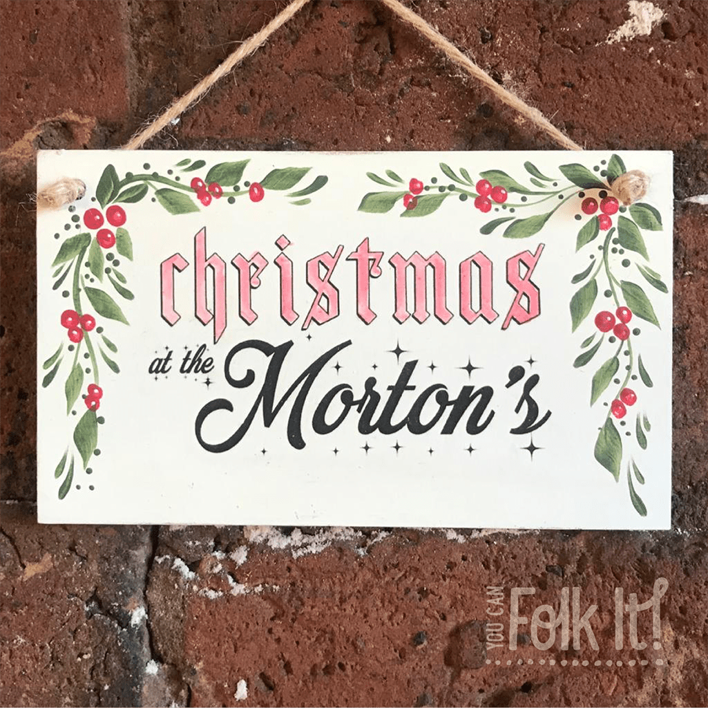 MDF Plaque (Landscape) Pack Of 5 - You Can Folk It!