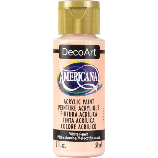 2oz bottle White Peach DecoArt Americana acrylic paint